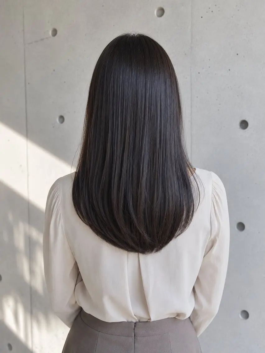 セミロング たまプラーザ駅 YAMATOのヘアスタイル