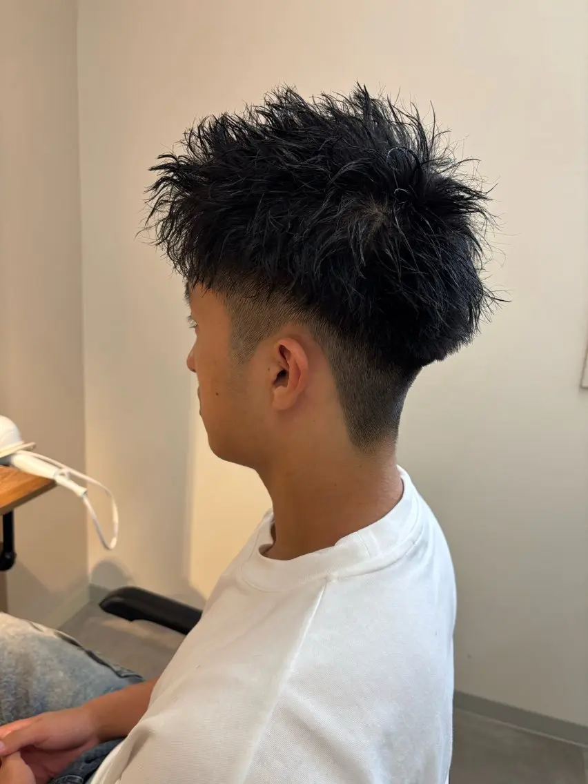 パーマ メンズ メンズパーマ スパイキーショート カット パーマ 保立メンズパーマ /メンズカット船橋駅のヘアスタイル