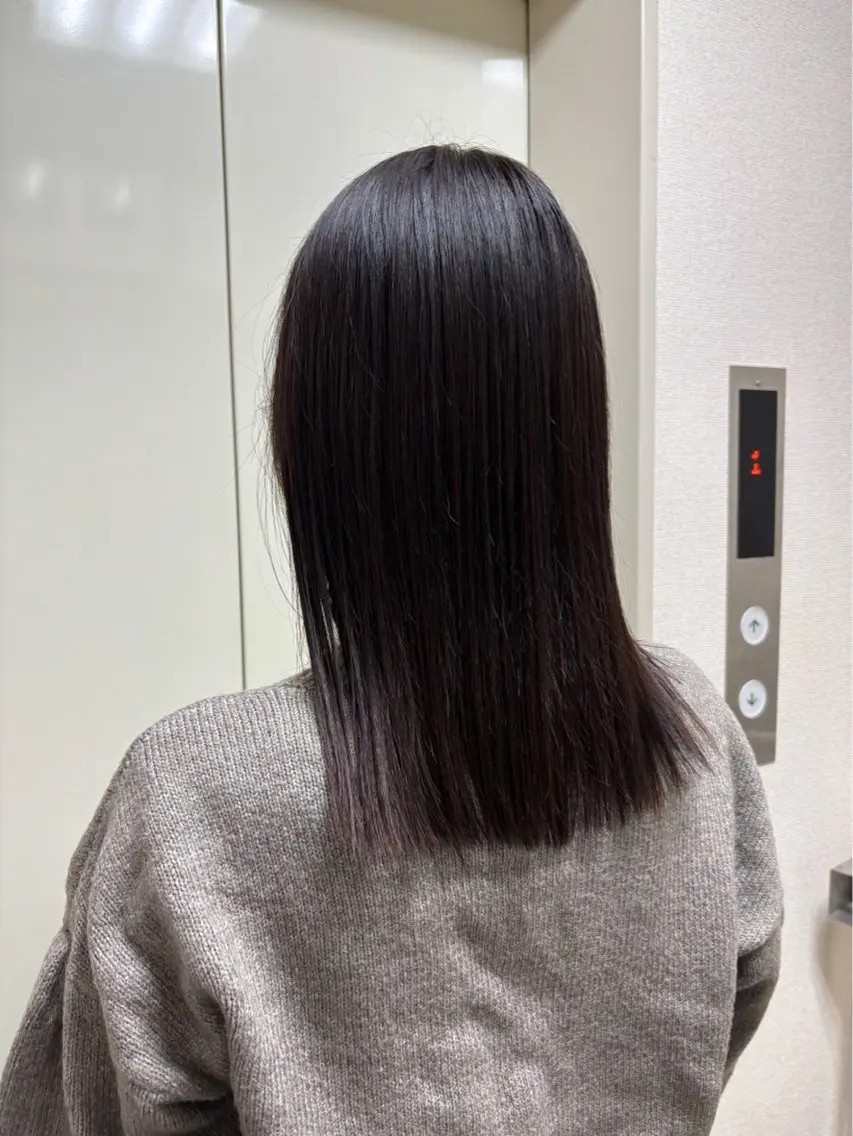 セミロング 艶カラー /🫧🫧SHIYUのヘアスタイル