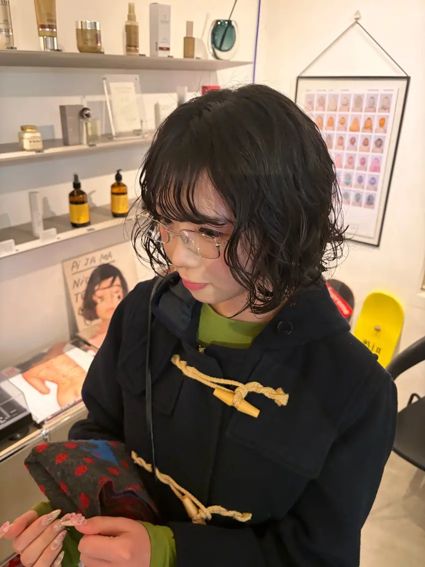 ショート パーマ HITOMI 福岡パーマのヘアスタイル