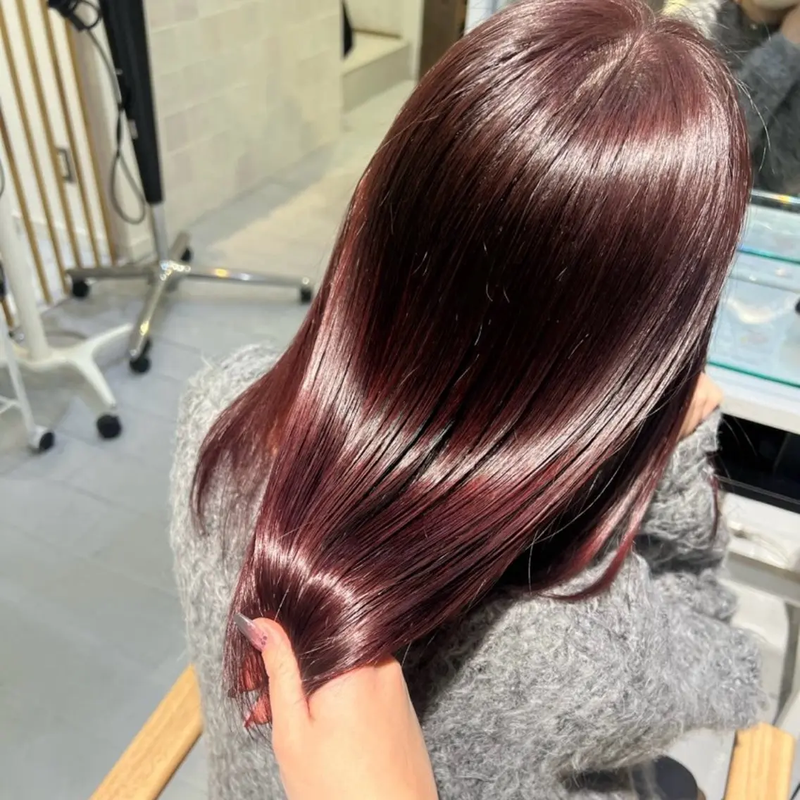 ロング 韓国ヘア ‎⟡.·KANA🐥のヘアスタイル