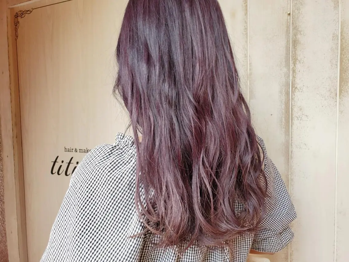 ロング カラー パ ルのヘアスタイル
