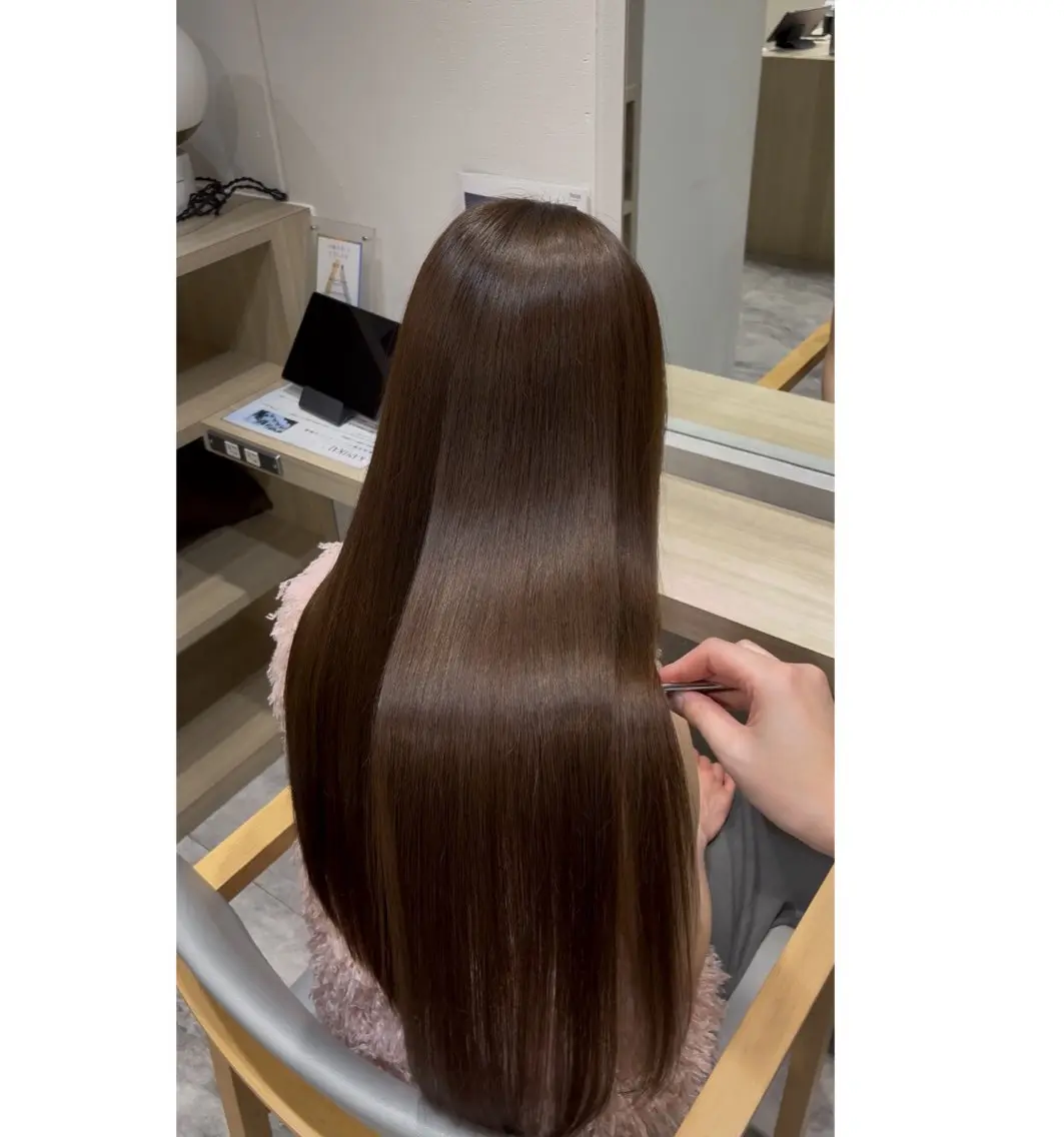 ロング トリートメント ヘアカラー lovest _ 藤田 彩也菜のヘアスタイル