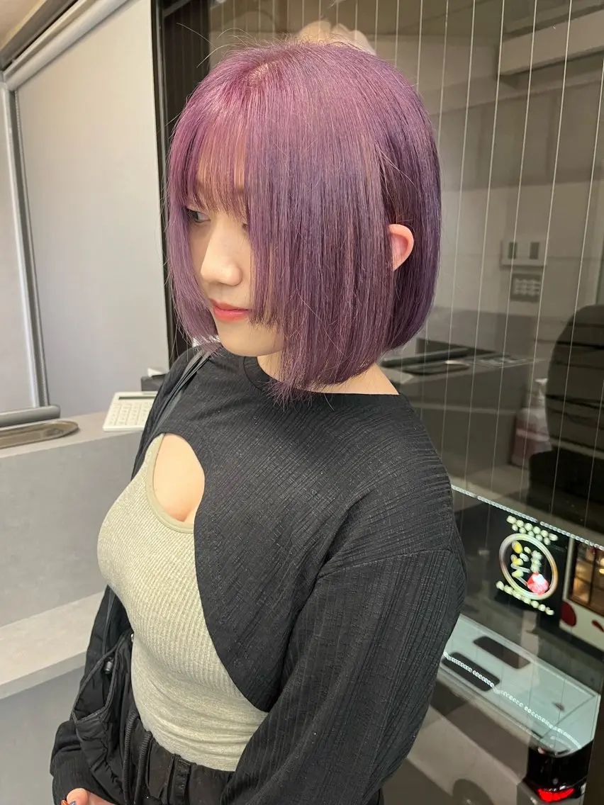 ショート カラー カット ヘアカラー トリートメント ハイトーン/ショート 村上淳乃🐥のヘアスタイル