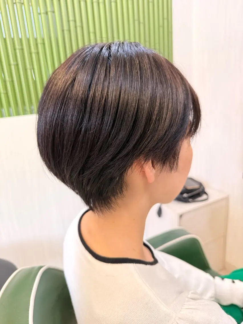 ショート 丸みショート ショートヘア 矢内 結菜のヘアスタイル