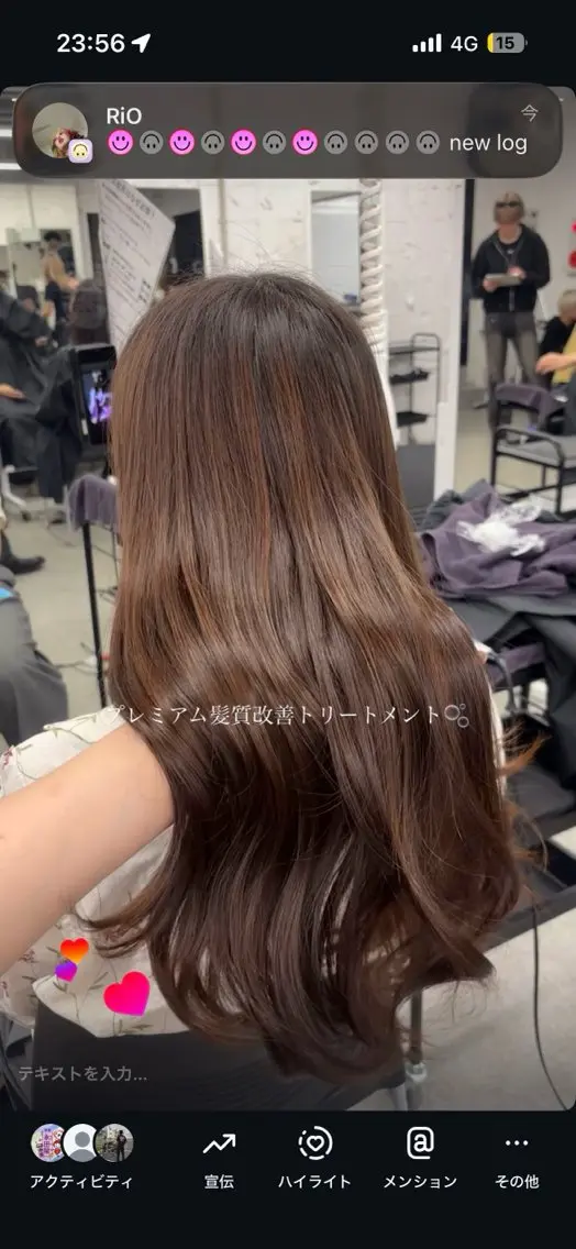 ロング トリートメント 縮毛矯正/ブリーチな しラベンダー/心優のヘアスタイル