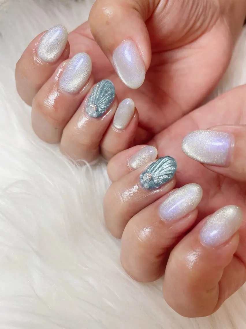 ネイル マグネットネイル ハンドネイル nailsalon Rinのネイルデザイン