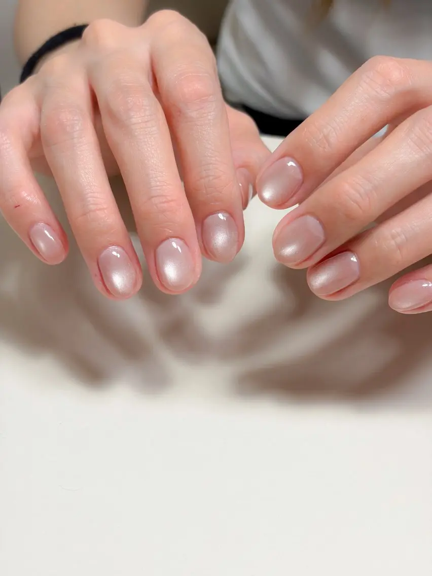 ネイル マグネットネイル オフィスネイル ワンカラーネイル ハンドネイル Ri's nail. ⌇リズネイルのネイルデザイン
