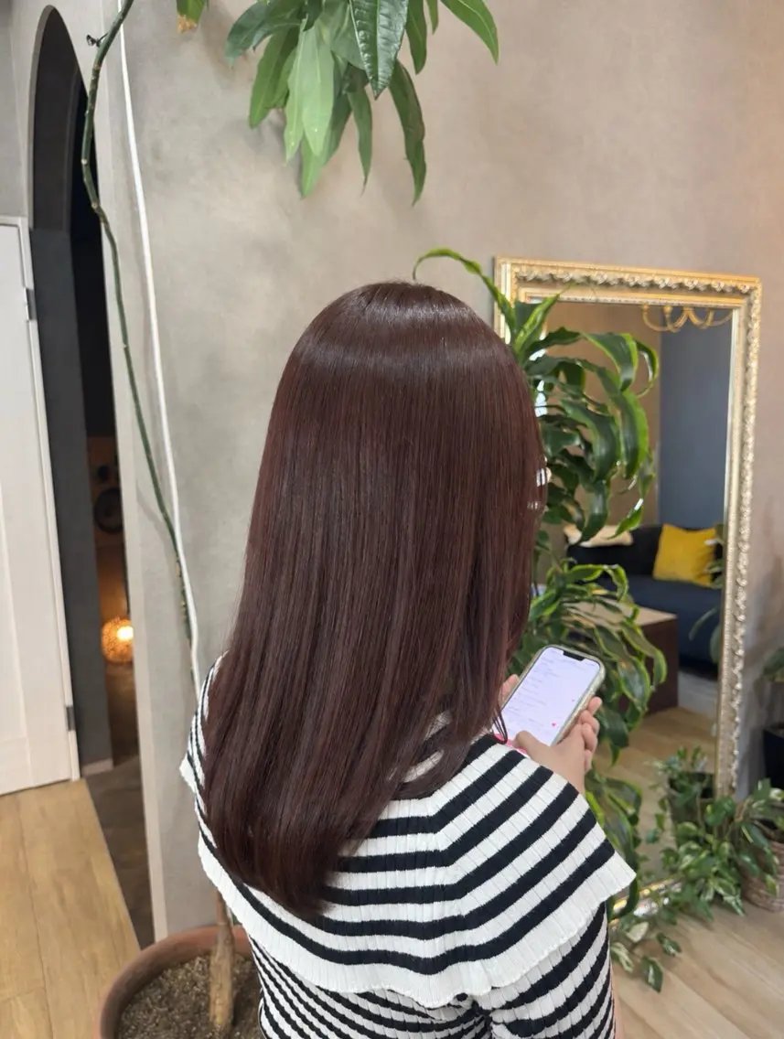 セミロング . みおのヘアスタイル