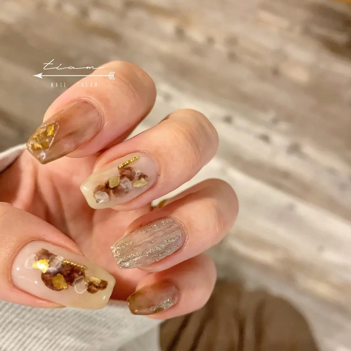 ネイル 𝑡𝑖𝑎𝑚𓂃 きむらゆきののネイルデザイン