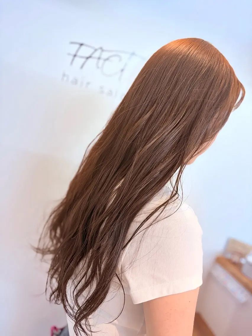 ロング カラー ヘアカラー 透明感ダブル カラー🩶Naoのヘアスタイル