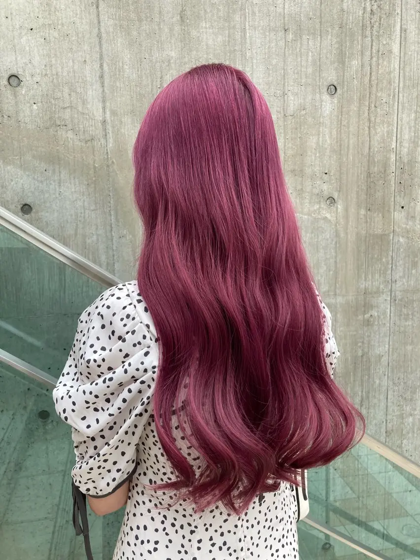 👻❤️‍🔥ミニモ特別価格❤️‍🔥👻高彩度カラー➕選べるトリートメント【ケアブリーチ+オンカラー】の写真