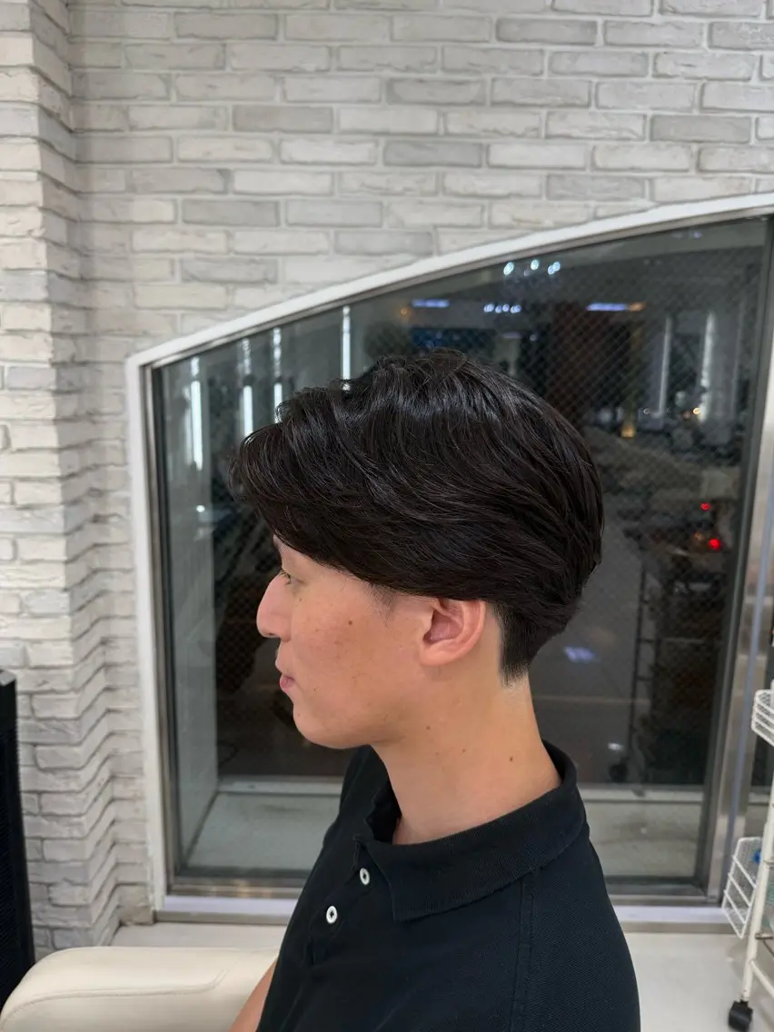 ショート パーマ メンズ カット パーマ 🔥men's特化 🔥三上 拓真のヘアスタイル