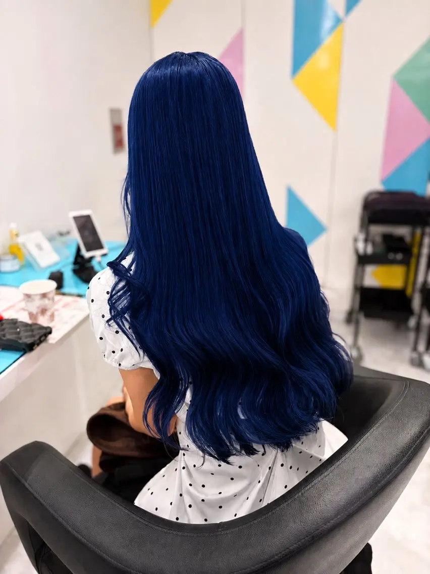 ロング カラー ヘアカラー トリートメント 寒色/韓国カラー Ukyouのヘアスタイル