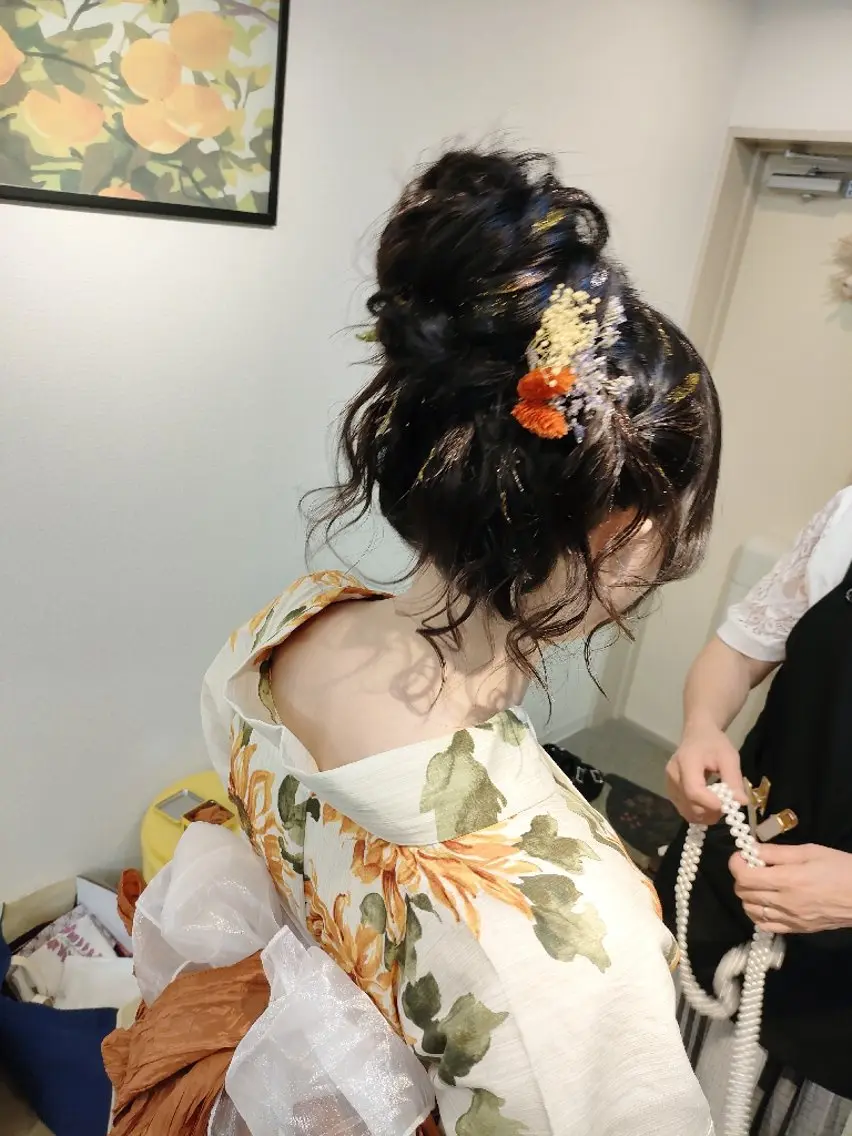 ヘアアレンジ ヘアセット HempBeauty 浅野アサミのヘアスタイル