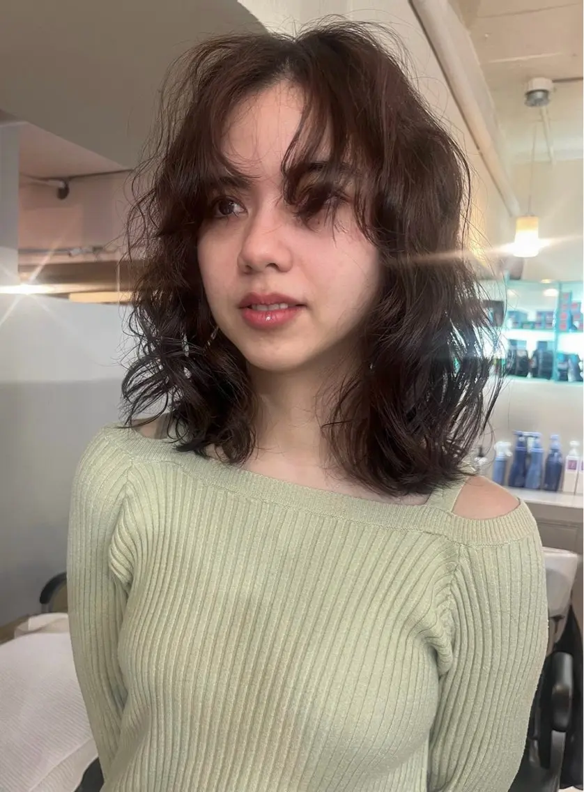 ミディアム カラー ヘアセット🌷カラー 🌷似合わせmaoのヘアスタイル