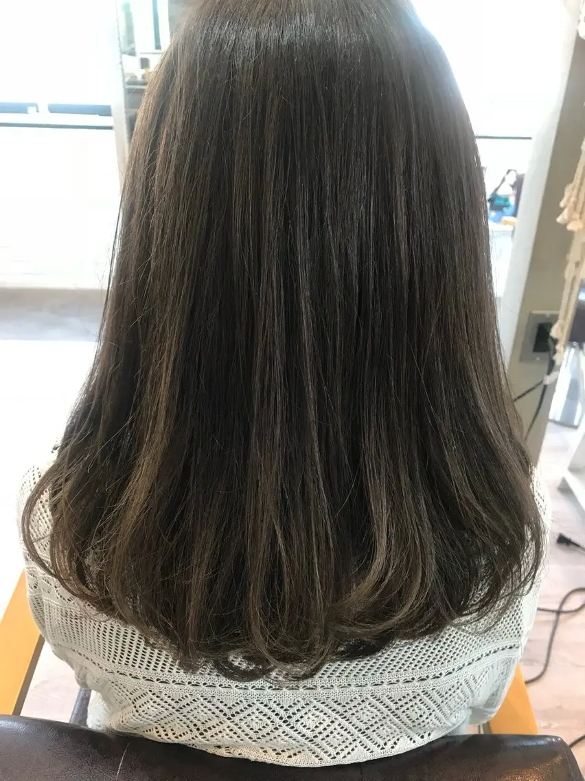 ロング カラー 塚本 昂のヘアスタイル