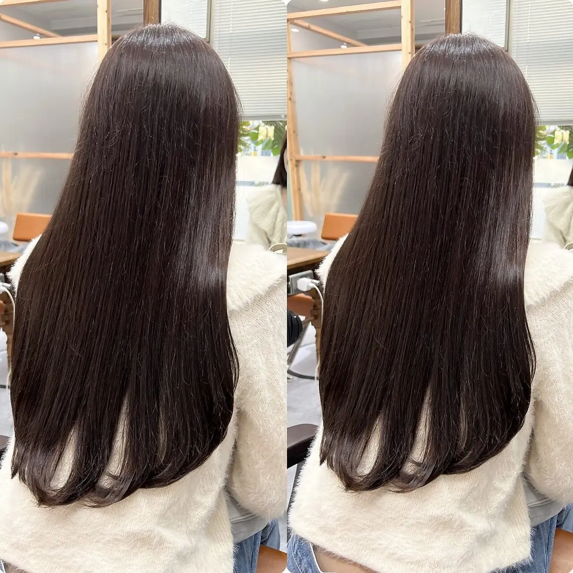 ロング カット 縮毛矯正 トリートメント 中島 大聖のヘアスタイル