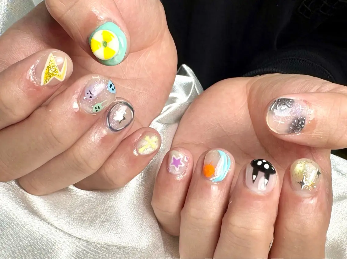 ネイル アートネイル メンズネイル salon luge あめ🍬のネイルデザイン