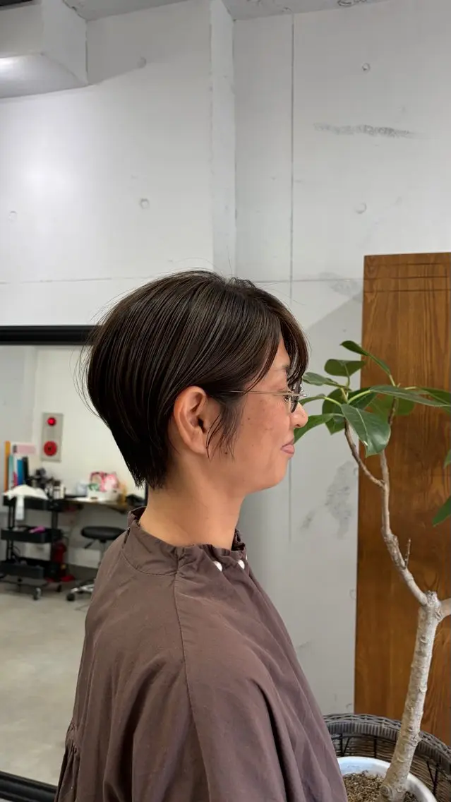 ショート カット ヘアカラー トリートメント 太田 すず香のヘアスタイル