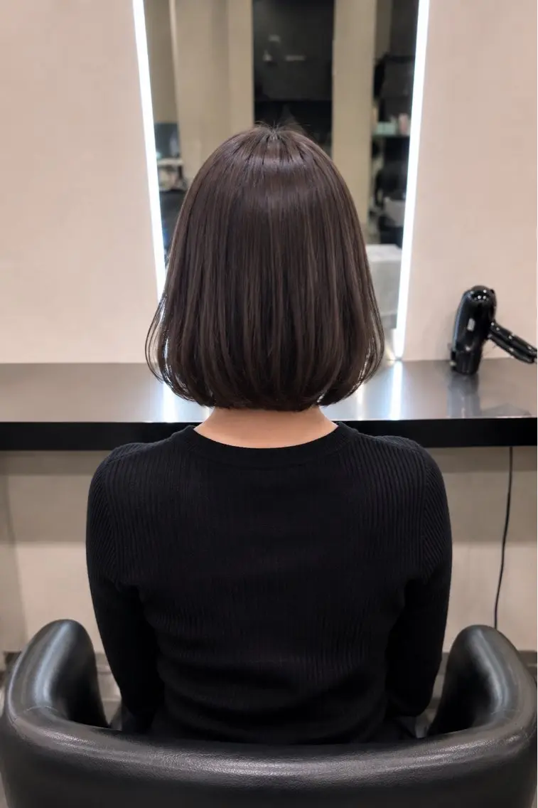 ミディアム カラー ブラウンカラー トリートメント 🌈ウルトワ水素 髪質改善naru🌈のヘアスタイル
