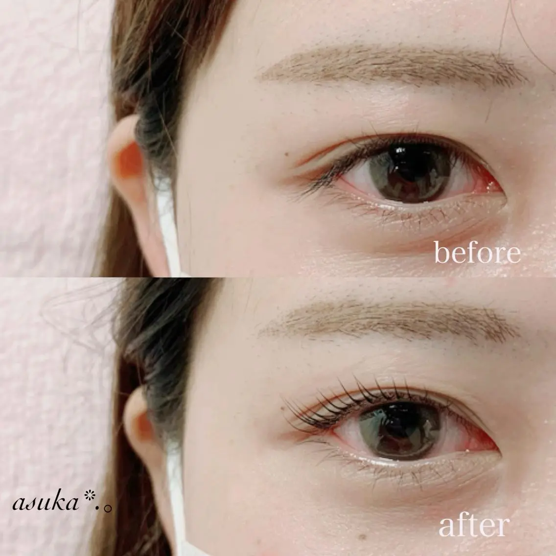 マツエク・マツパ パリジェンヌラッシュリフト brow&lash WAVEのマツエク・マツパデザイン