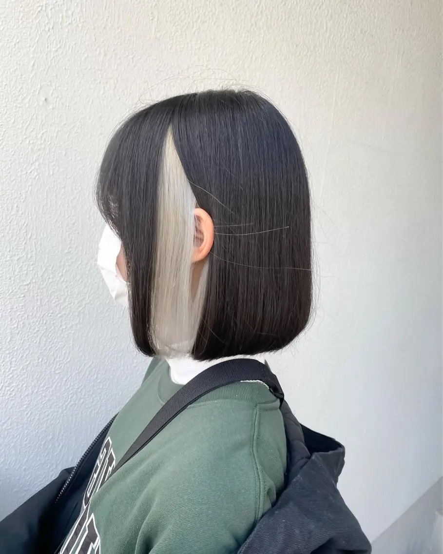 ショート カラー パーマ ヘアアレンジ メンズ ボブ 【縮毛矯正ブリーチ】 MANATO🌈のヘアスタイル