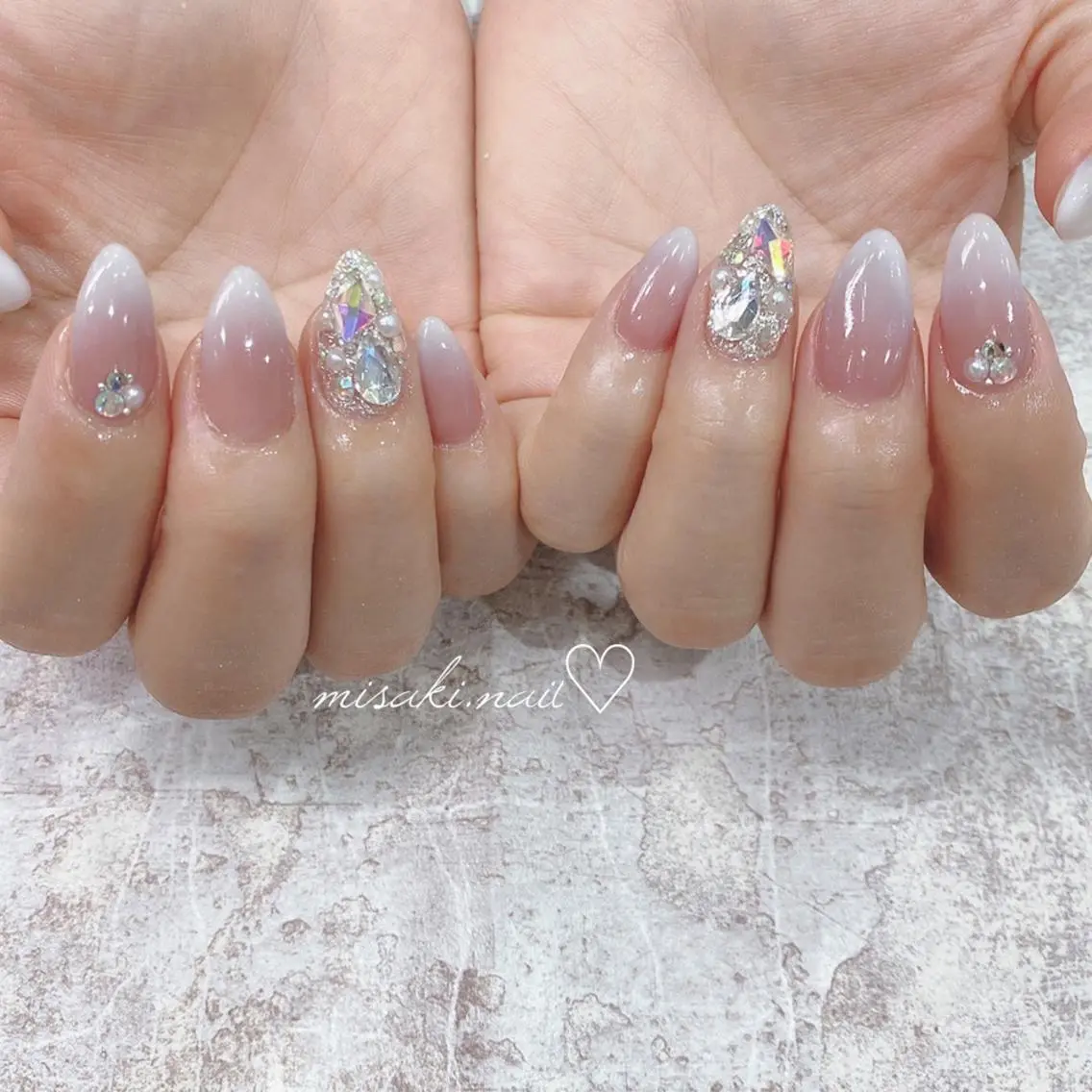 ネイル 韓国ネイル ワンホンネイル ハンドネイル nailsalon miinailsのネイルデザイン