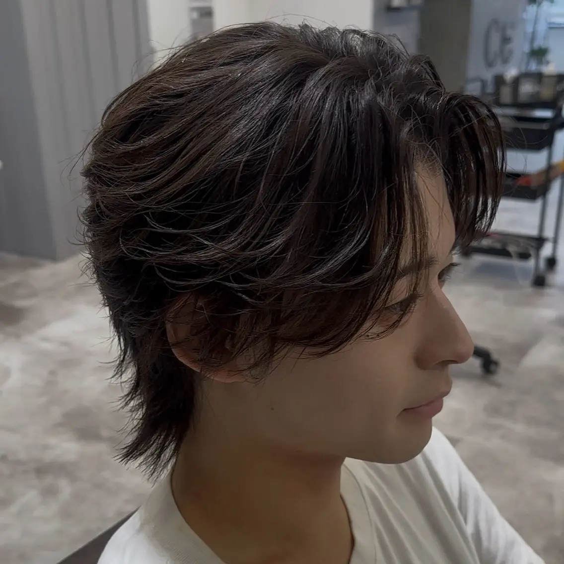 メンズ ヘアセット メンズ特化 韓国ヘア メンズカラー はるきのヘアスタイル