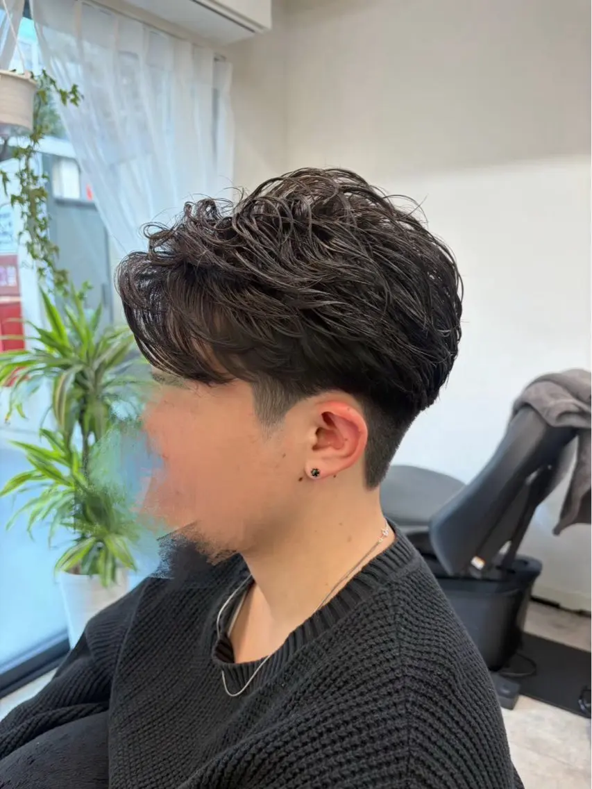 炭酸泉付き🫧メンズカット＋パーマ✂️の写真