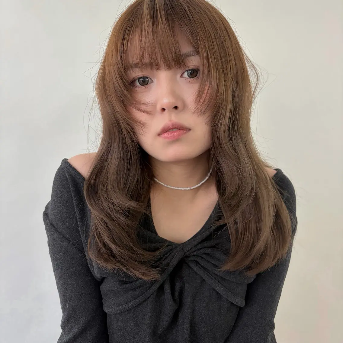 セミロング レイヤーカット カット レイヤー/透明感 カラー/ホノカのヘアスタイル