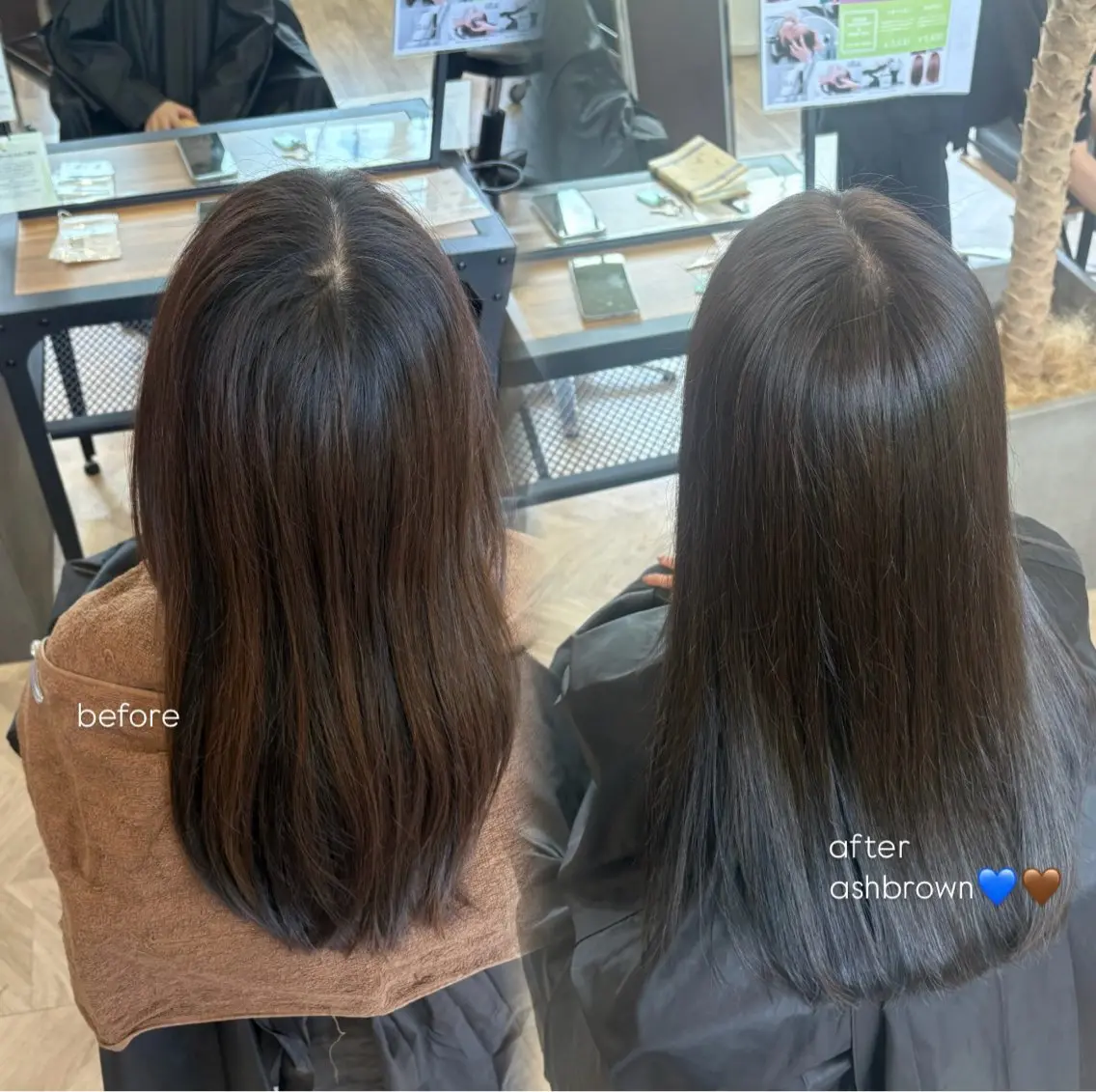 ロング ヘアカラー 牧野 未来のヘアスタイル