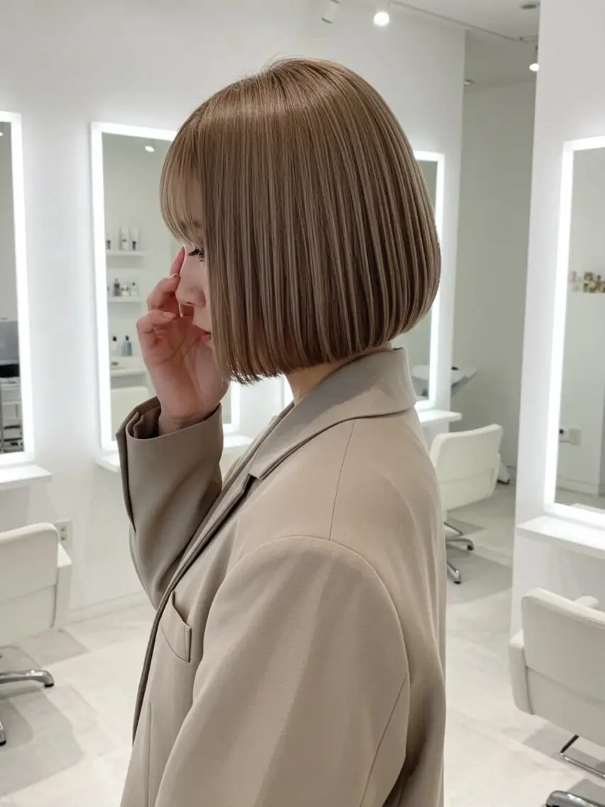 ミディアム カットモデル急募🌈 技術責任者久保のヘアスタイル