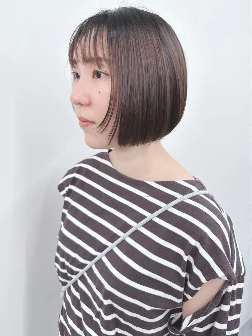 ショート カット ボブ/ゆるふわ ボブパーマ/とういのヘアスタイル