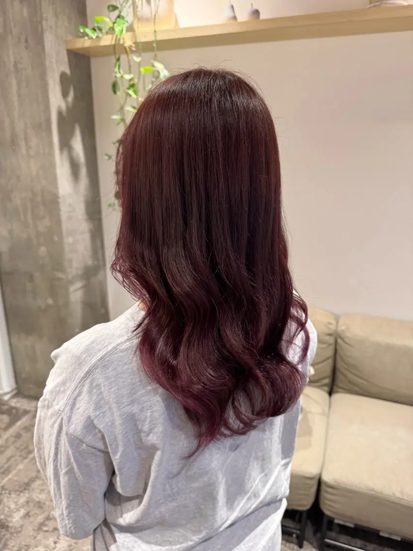 カラー 𝐌𝐢𝐮♥透明感 カラーのヘアスタイル