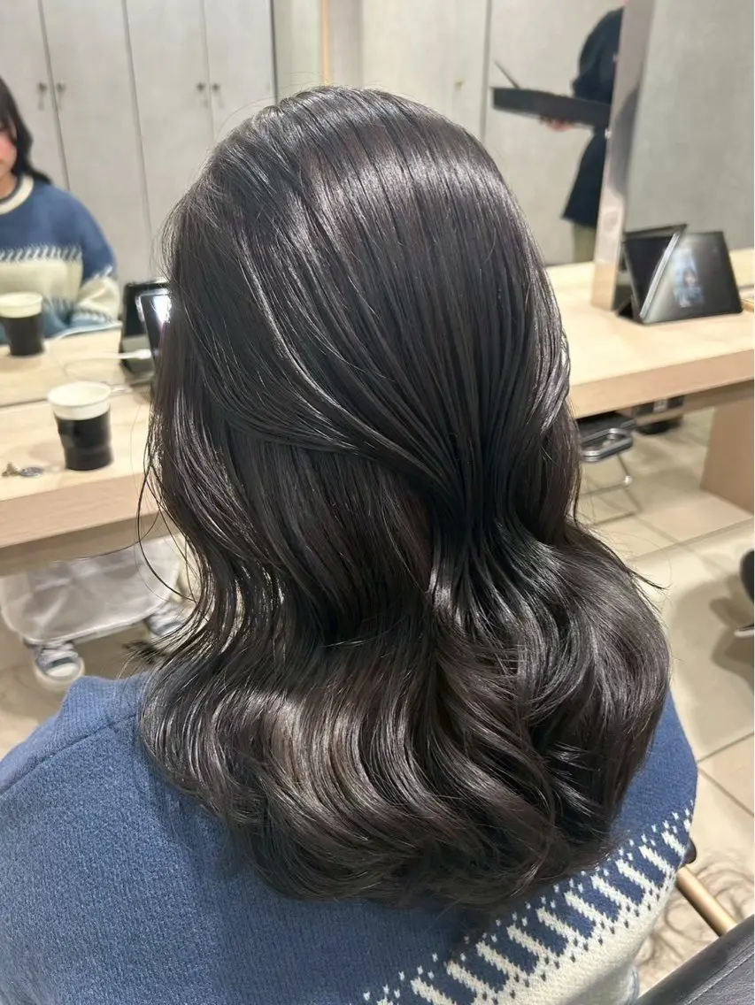 ロング カラー ヘアカラー 艶カラー⊹ ࣪ ˖ 未来のヘアスタイル