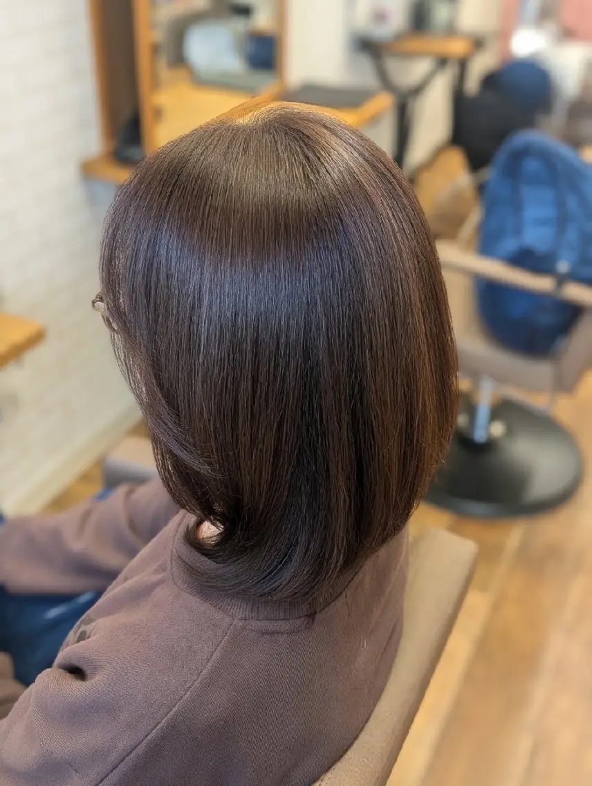 ミディアム レイヤーカット ウルフカット ウルフレイヤー カット ヘッドスパ 根岸 進のヘアスタイル