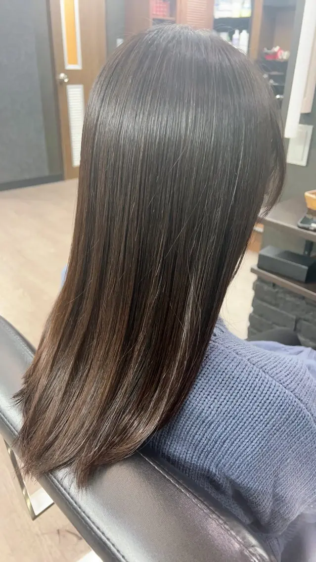 ロング 髪質改善 縮毛矯正 Hair salon Liebe YUTAのヘアスタイル