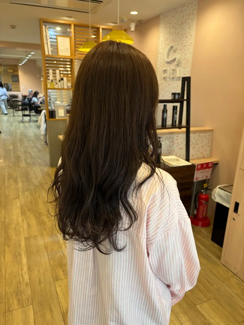カラー ブラウンカラー 透明感カラー🪷 𝗬𝘂𝘂𝗻𝗮のヘアスタイル