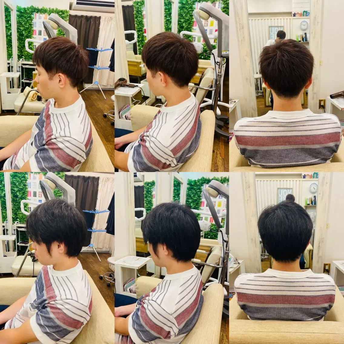ショート メンズ 刈り上げ カット ヘアカラー トリートメント 吉原 頌平のヘアスタイル