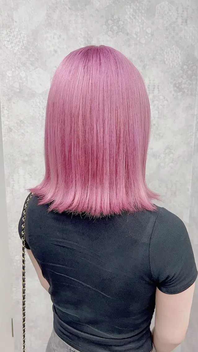 ミディアム カラー カット ヘアカラー トリートメント 💕ブリーチ/ヘアメ 🎀YUUKAのヘアスタイル