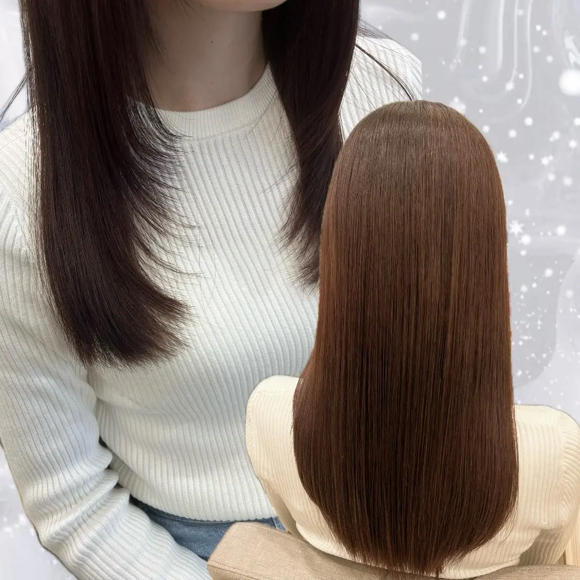 ロング カット ヘアカラー トリートメント 透明感カラー/ツヤ髪 漆谷妃茉莉🌷のヘアスタイル