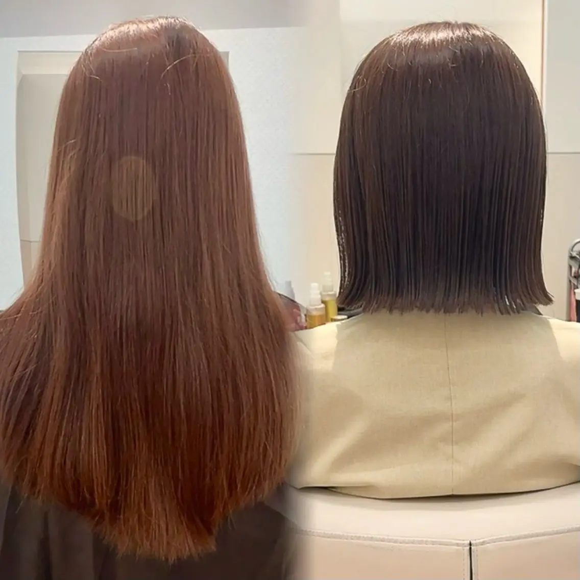 ミディアム カット ヘアカラー ボブ限定🎀 エミリのヘアスタイル