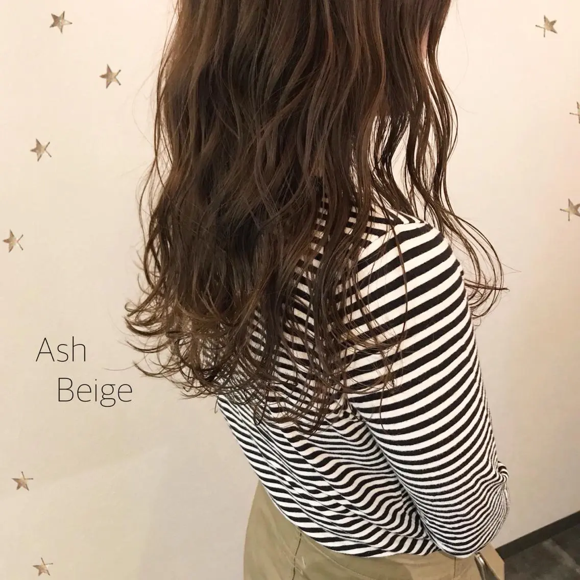 セミロング カラー 市川 千夏のヘアスタイル
