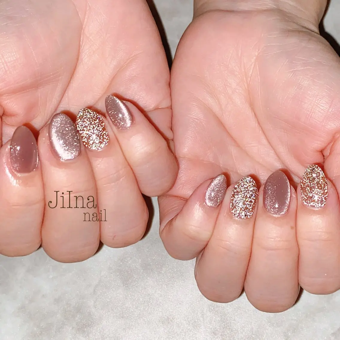 ネイル フラッシュネイル マグネットネイル JiIna nailのネイルデザイン