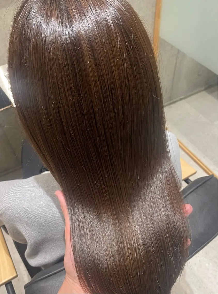 ロング カラー ベージュカラー ブラウンカラー 透明感カラー💐 スズキ　カホのヘアスタイル