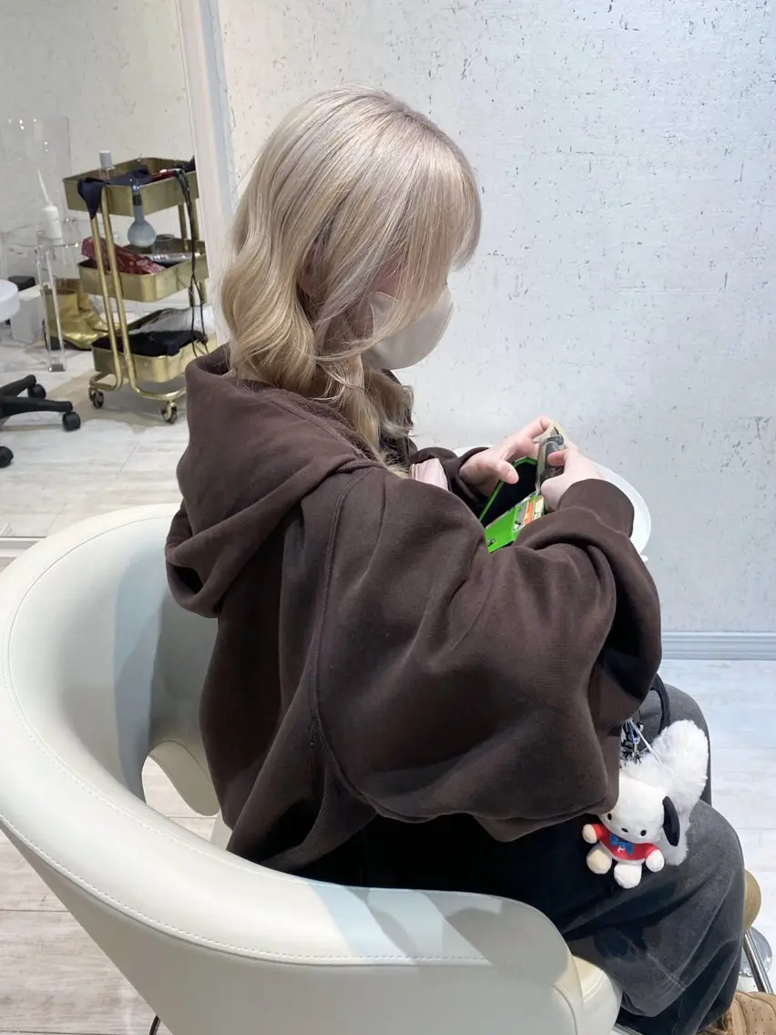 セミロング カラー カット ヘアカラー トリートメント mai / linoah˚✧のヘアスタイル