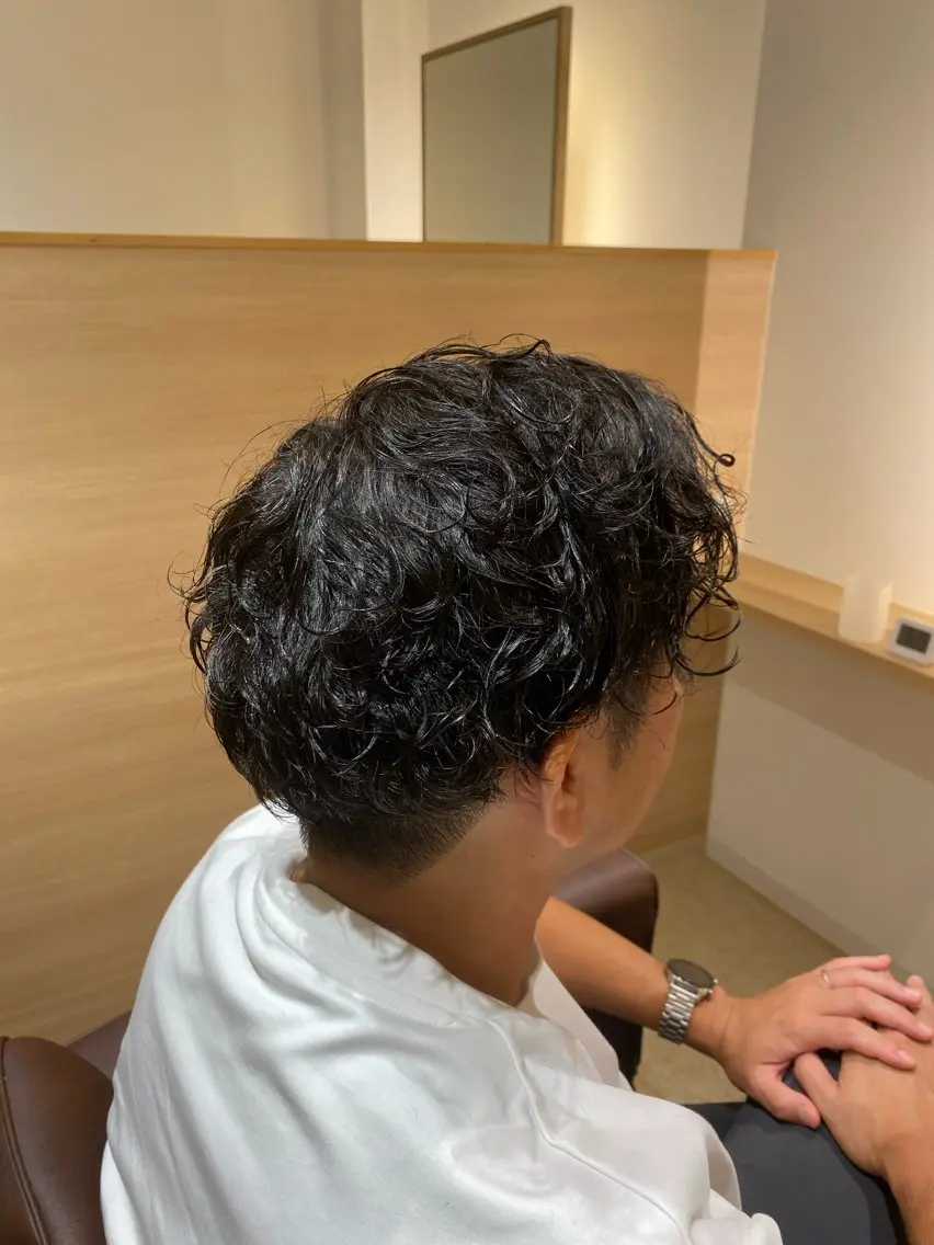 パーマ メンズ パーマ メンズパーマモデル 大募集中のヘアスタイル