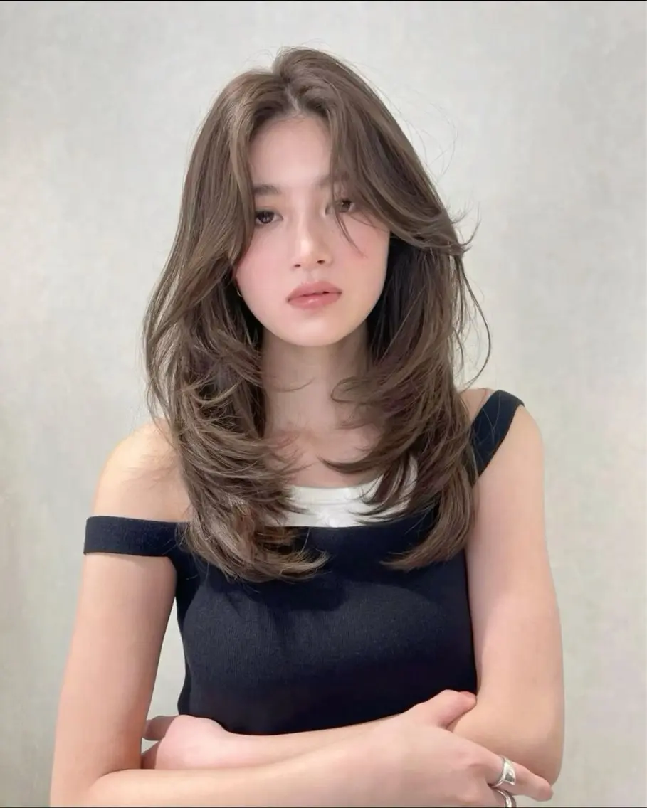 ロング 名古屋ダブルカラー DEAN石川理子のヘアスタイル