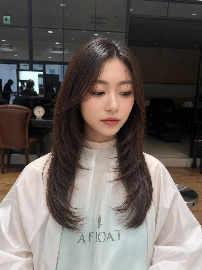 ロング 笹澤 奈央のヘアスタイル